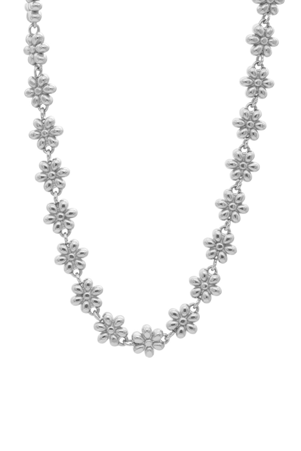 Flower Bracelet - Silver