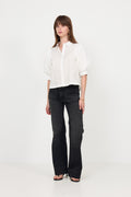Etta Poplin Shirt - White