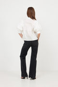 Etta Poplin Shirt - White