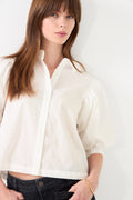 Etta Poplin Shirt - White