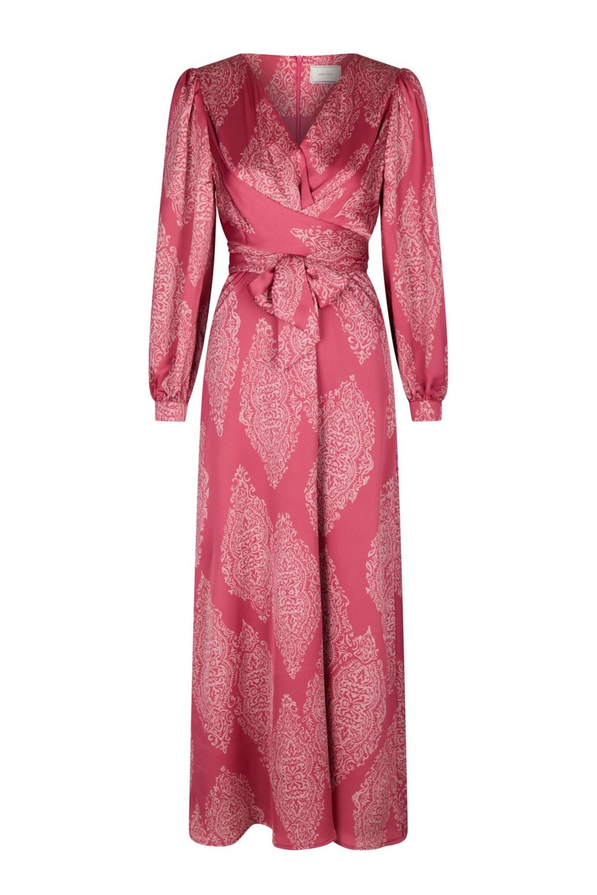 Bretti Paisley Drop Dress - Cherry Pink