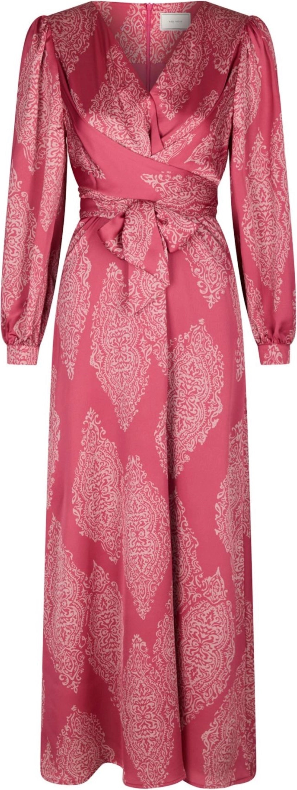 Bretti Paisley Drop Dress - Cherry Pink