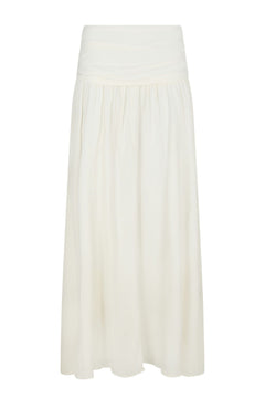 Morien Woven Maxi Skirt - Off White
