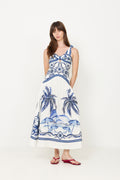 Maxi Dress - Wonderful City Mix Off-White
