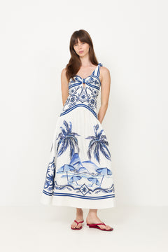 Maxi Dress - Wonderful City Mix Off-White