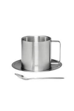 Stainless Steel Coffee Mug 280 Ml - Steel