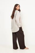 Derris - Old Beige Thin Stripe