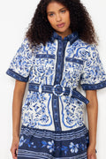 Porcelain Garden Mini Dress - Off-White