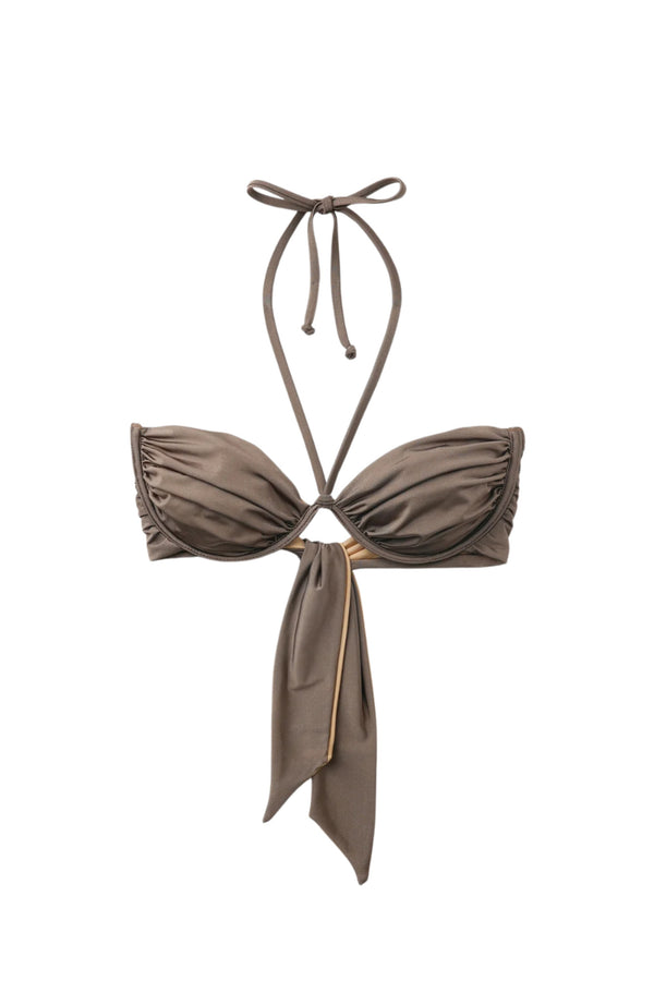 Billow Bikini Top - Nougat