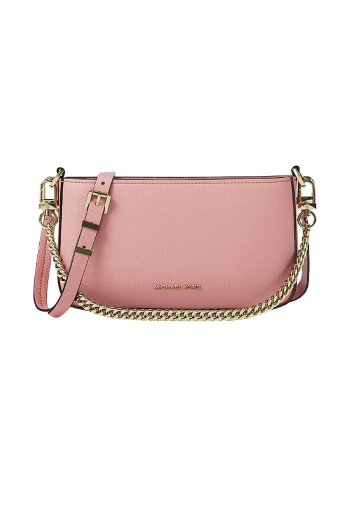 Bryant Small Pebbled Leather Convertible Pochette - Primrose