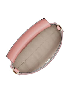 Bryant Small Pebbled Leather Convertible Pochette - Primrose