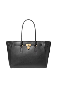 Hamilton Morderne Large Leather Tote Bag - Black