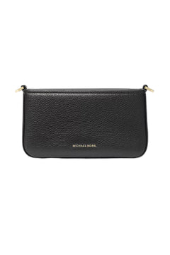 Bryant Small Pebbled Leather Convertible Pochette - Black