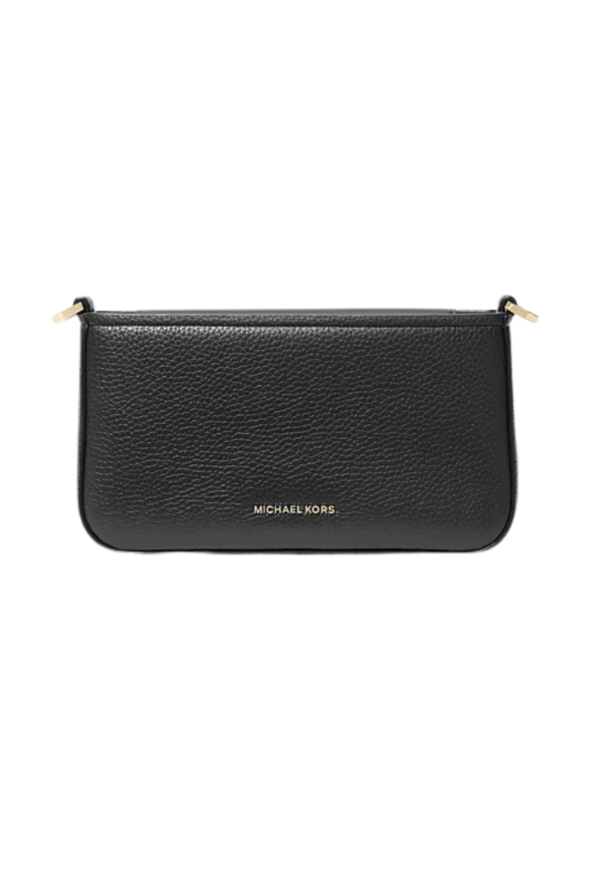 Bryant Small Pebbled Leather Convertible Pochette - Black
