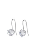 Chelsie Crystal Earrings - Silver