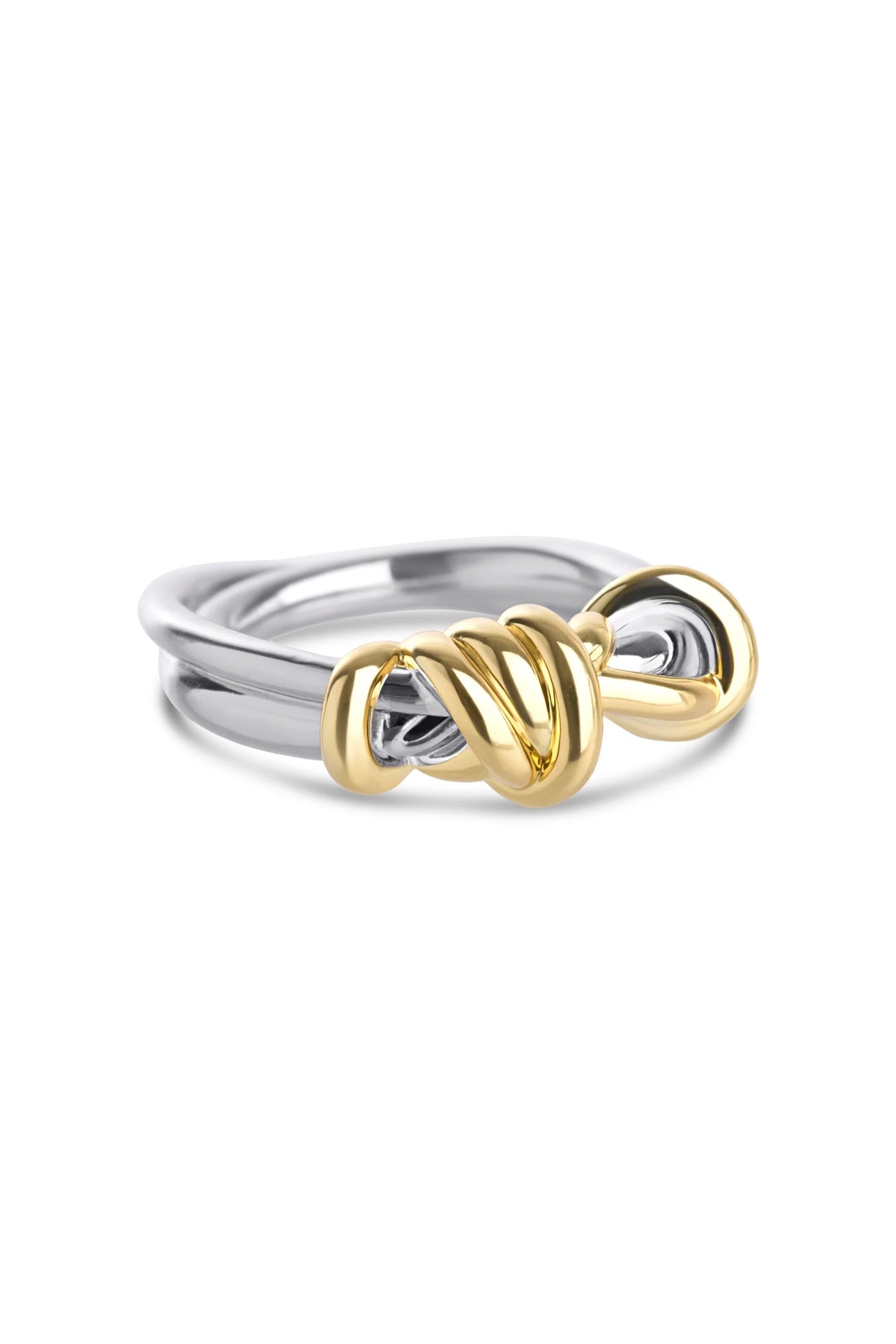 Kelly Knot Ring - Gold & Silver