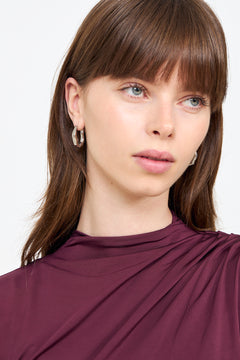 Blanka Hoop Earrings - Silver
