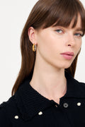 Blanka Hoop Earrings - Gold & Silver