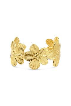 Alva Flower Bracelet - Gold