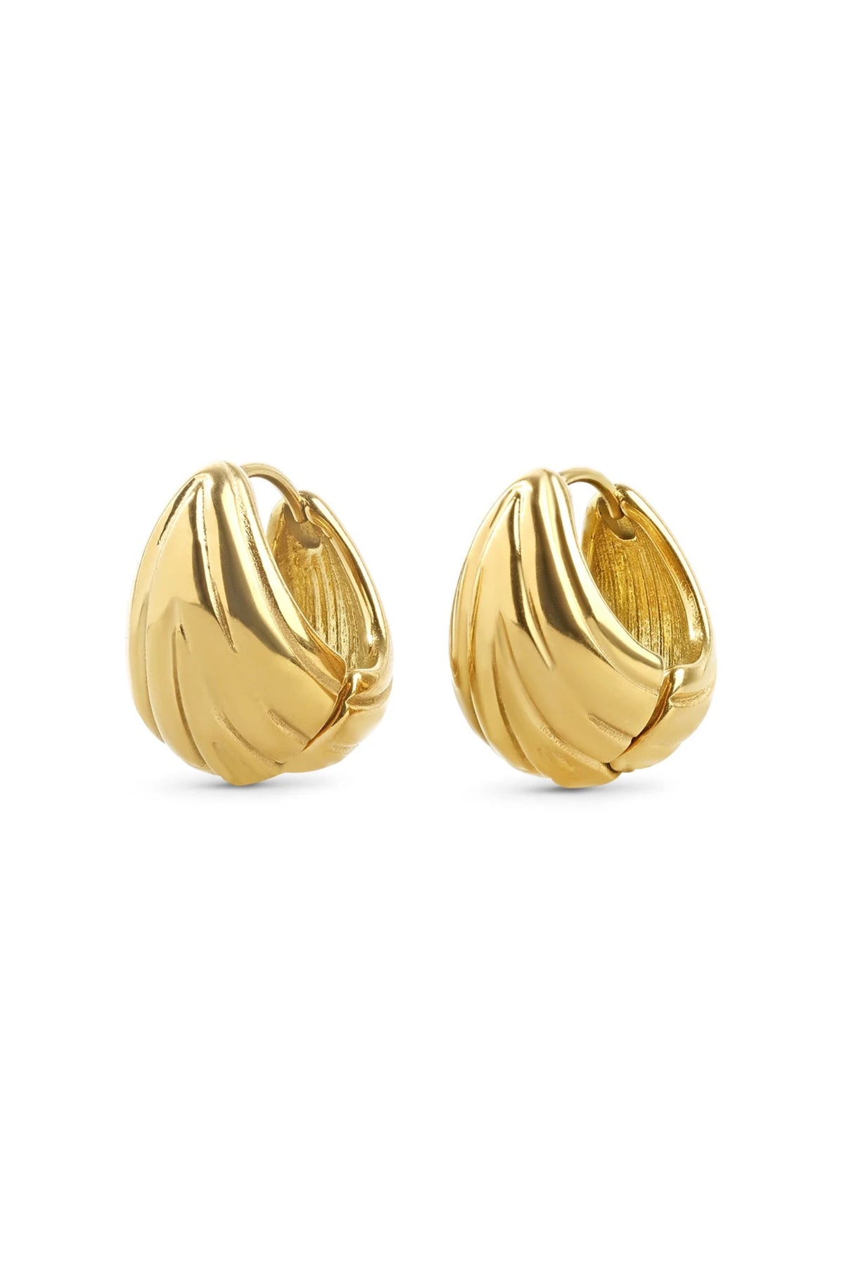 Fatime Hoop Earrings - Gold