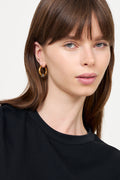 Jessie Hoop Earrings - Gold & Silver