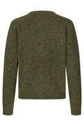 Nor Short Cardigan - Forest Night