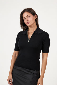 Sanelly Hz Polo - Black
