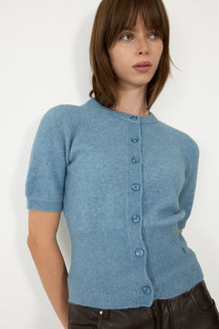 Salora Ss Cardigan - Windward Blue