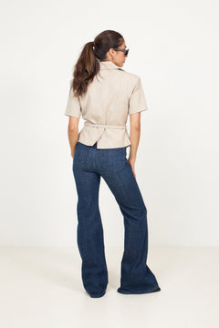 Annieic Tee Blazer - Beige