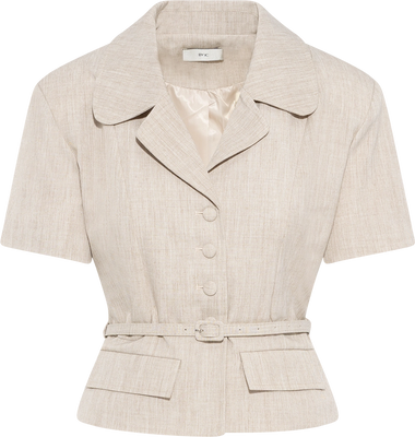 Annieic Tee Blazer - Beige