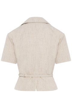 Annieic Tee Blazer - Beige