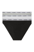 3 Pk Bikini - Black/White/Grey Heather