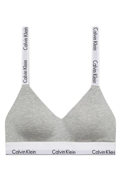 Lightly Lined Bralette Padding - Grey Heather