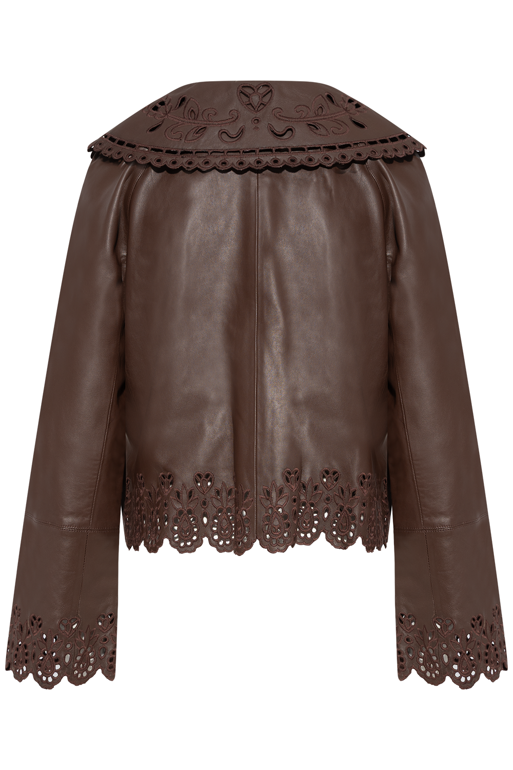 Hearts Richilieu Dark Brown Leather Jacket - Dark Brown