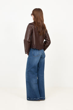 Hearts Richilieu Dark Brown Leather Jacket - Dark Brown