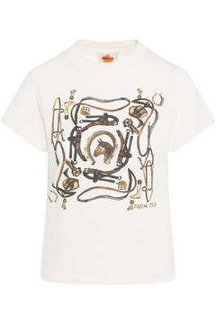 Equestrian Slim T-Shirt - Off-White