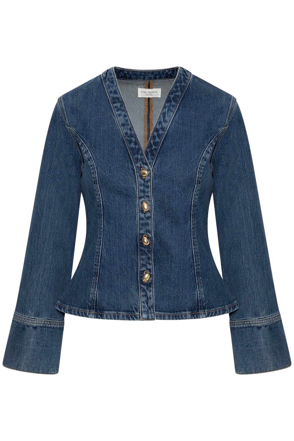 Izzy Blouse - Washed Dark Blue