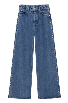 Bailey Studs - Washed Dark Blue