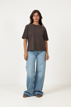 Ezra Tee - Dark Brown