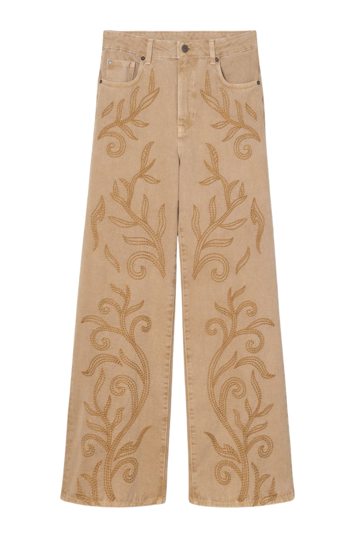 Taylor Embroidered - Camel