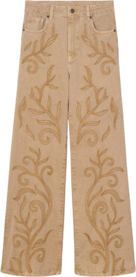 Taylor Embroidered - Camel