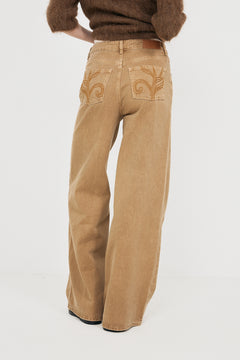 Taylor Embroidered - Camel