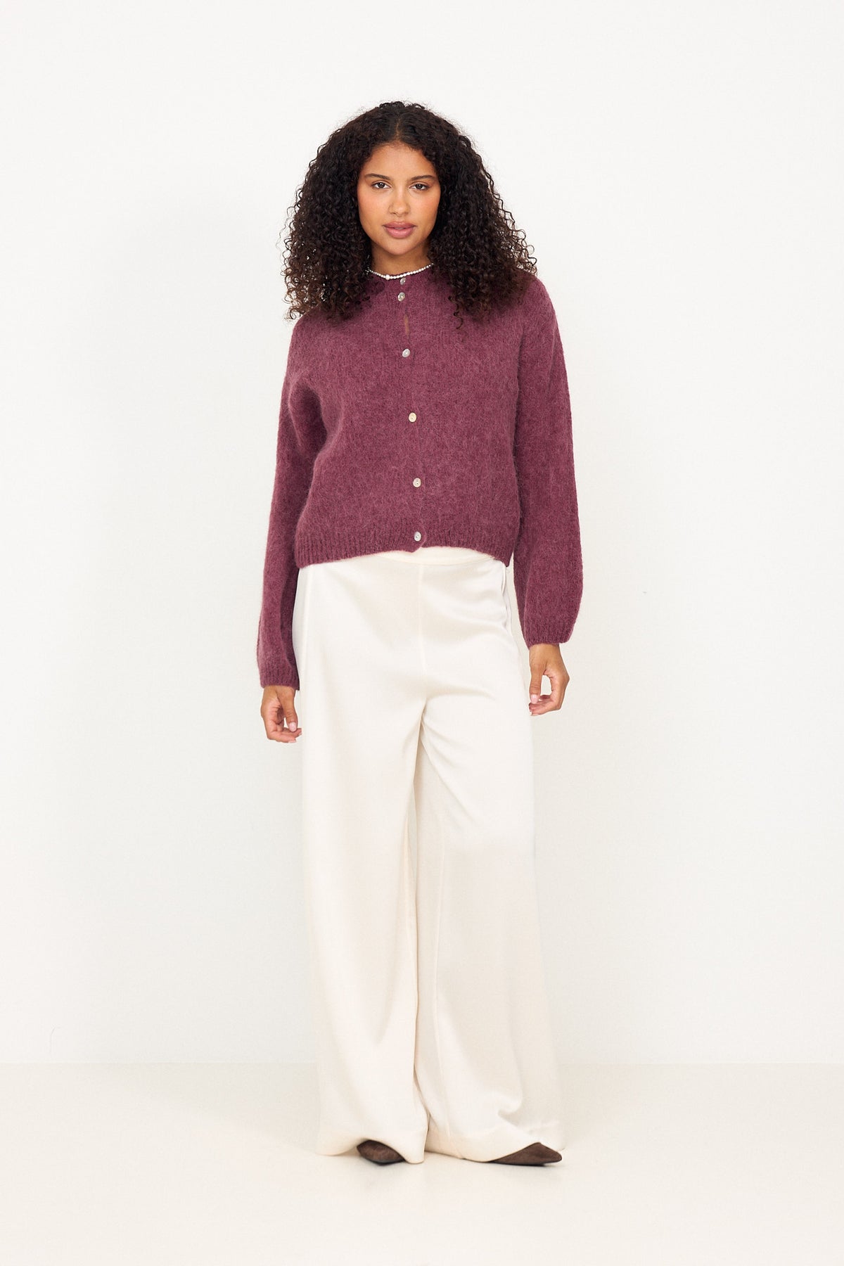 N-Kae Knit Cardigan - Rust