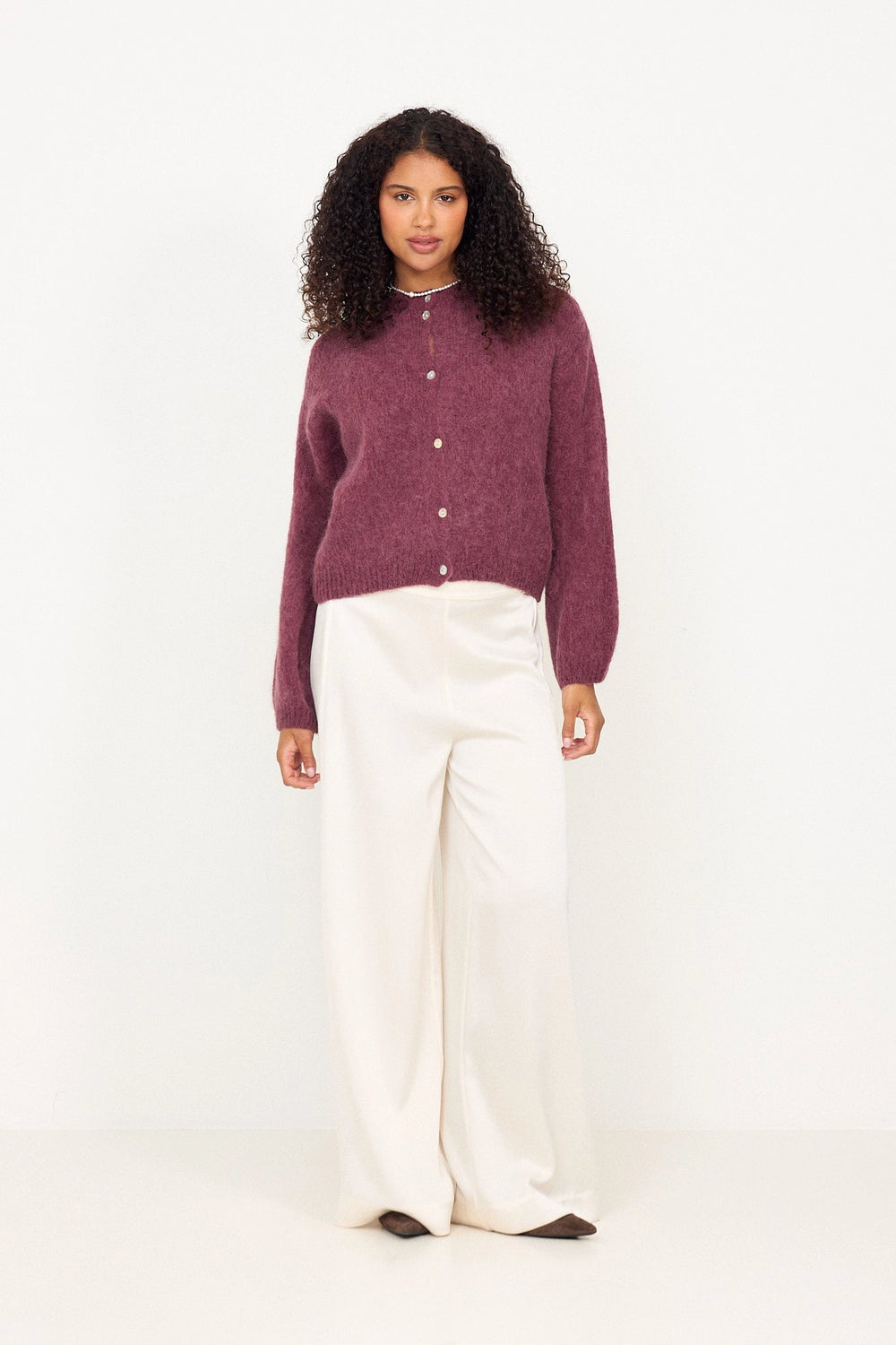 N-Kae Knit Cardigan - Rust