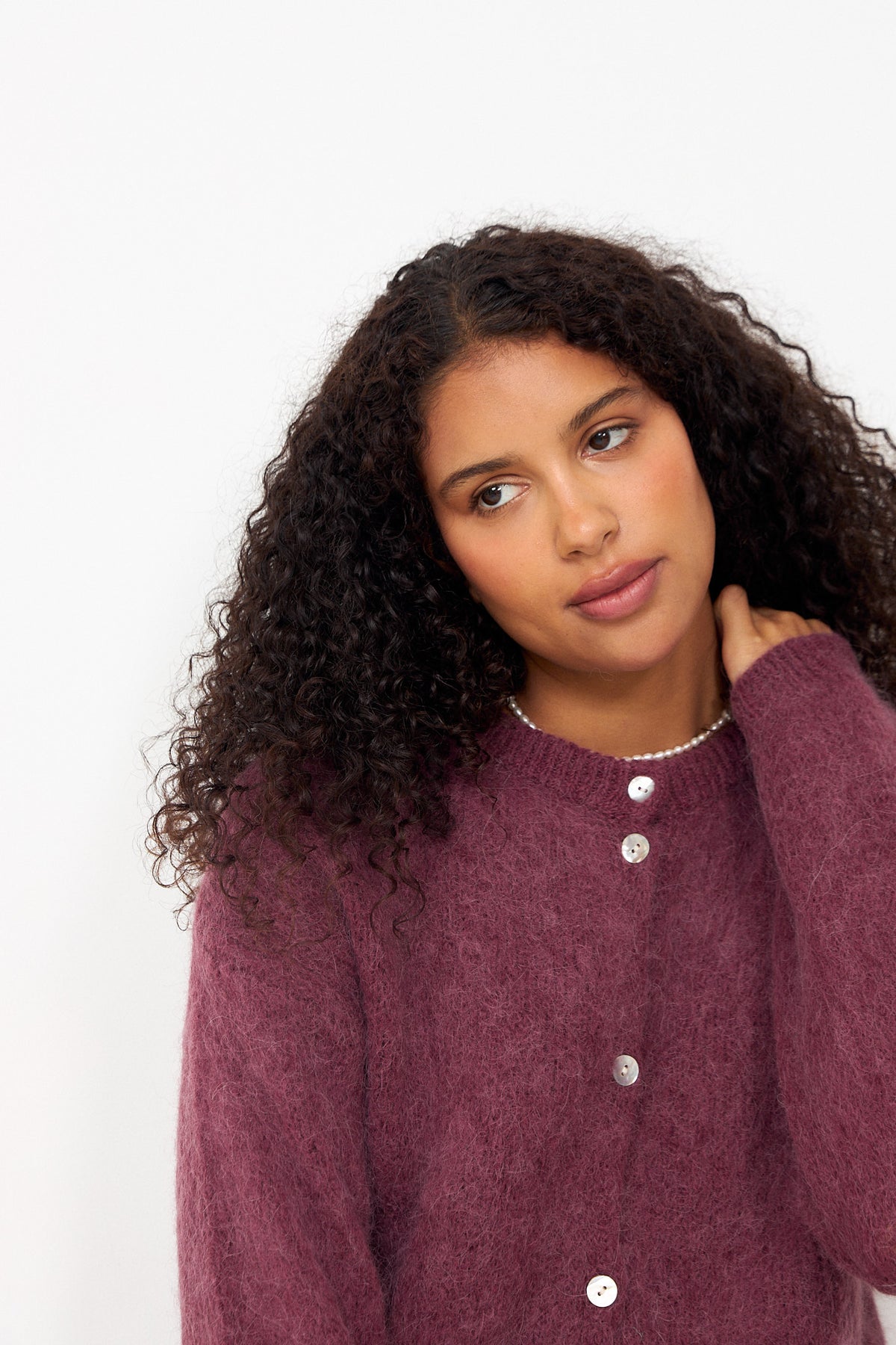 N-Kae Knit Cardigan - Rust
