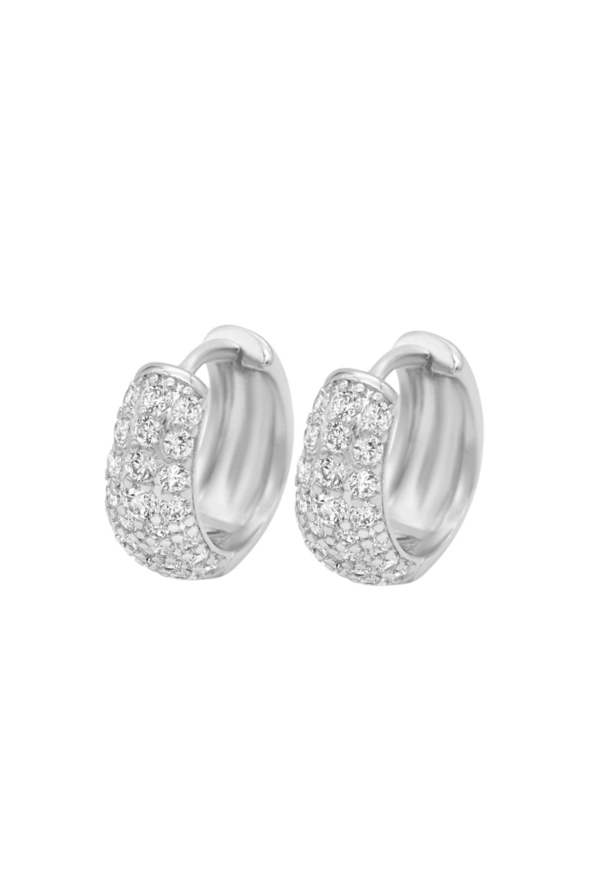 Dome Hoops (S) - Silver
