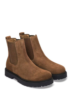 Highwood Suede Leather - Dark Tea