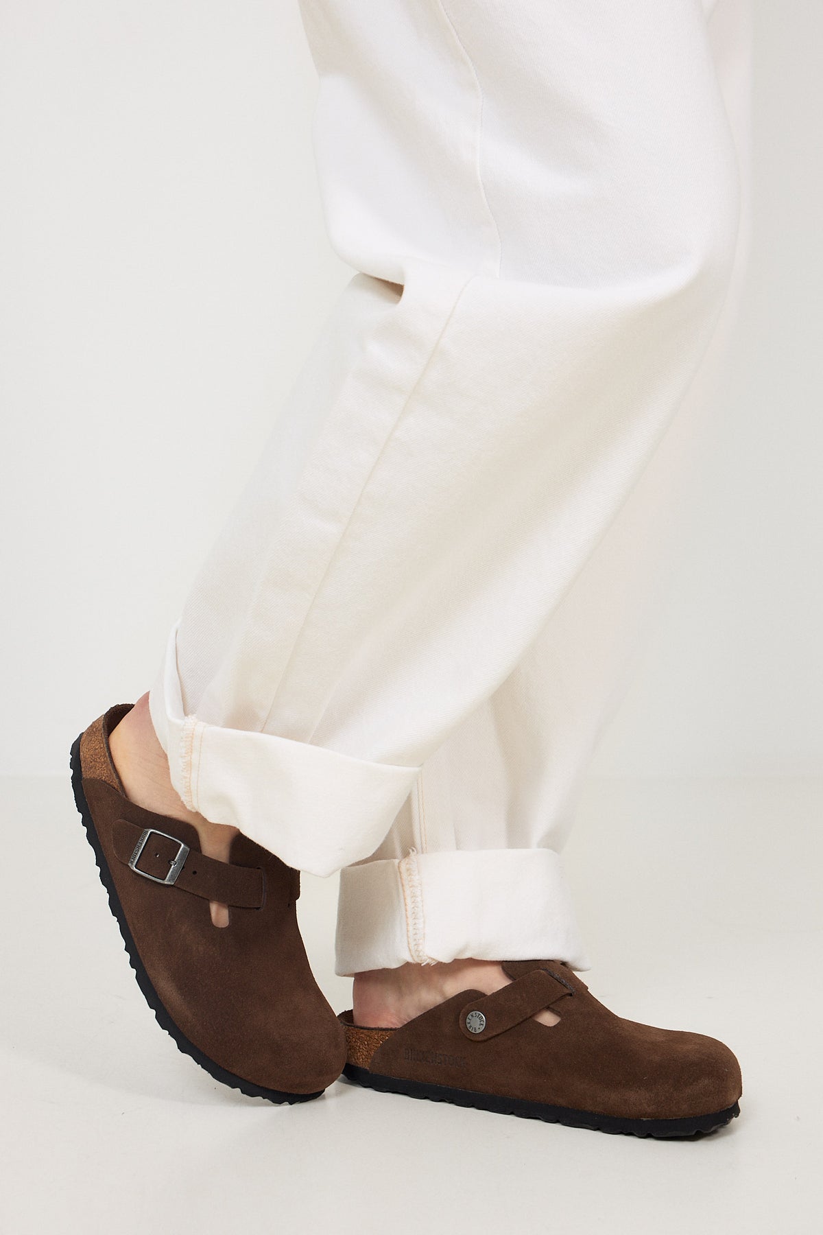 Boston Soft Footbed Suede Leather - Carafe Tonal Fb