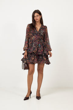 Jade Wave Floral Night Dress - Multi Floral