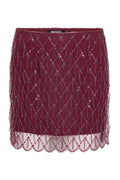 Sequins Mini Skirt - Winetasting